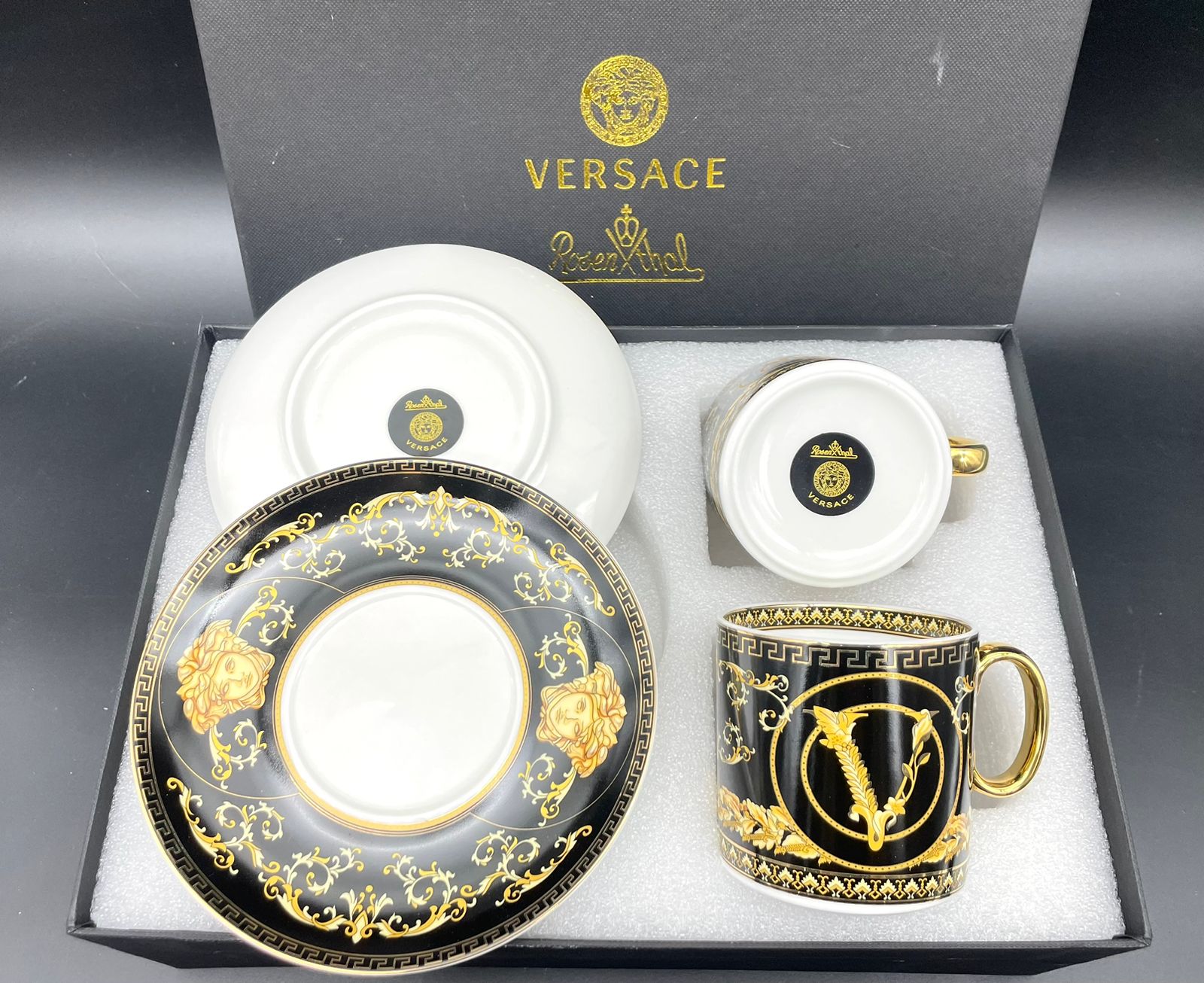 Versace Tea set of 2  for 2 people